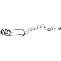 Bosal MittelschalldäMpfer SchalldäMpfer FüR Opel Astra F Cc 53_ 54_ 58_ 59_