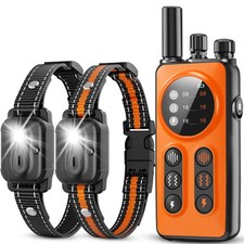 Dog Shock Collar 2 Dogs, 3300ft Dog Training Collar with Remote, Real-time Du...