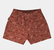 Vintage Retro Island Palm Men's Aloha Shorts Beach Summer Vacation