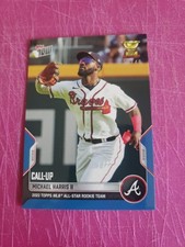 2022 Topps Now Rookie Cup Call-Up Michael Harris II #RC-6 Blue /49 (RC) Braves