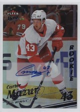2025-26 Upper Deck Fleer Ultra Rookies Rainbow Foil Carter Mazur #163 Auto 2d8