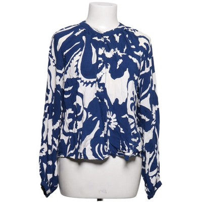 H&M, Bluse, Größe: S, Blau/Weiß, Viskose, Sonstiges, Damen #eNX
