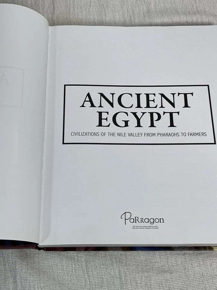 Coffee Table Book 2014 “Ancient Egypt” Illustrated Hardcover 11”x8” Homeschool - Image 3 of 4