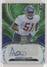 2021 Panini Spectra Rookie Neon Green Prizm 8/35 Azeez Ojulari #244 Auto sl7