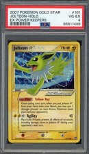 PSA 4 Jolteon Gold Star EX Power Keepers 101/108 Holo Pokemon Card B8