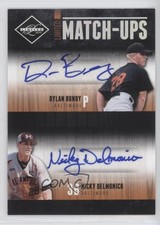 2011 Limited Match-Ups Signatures 33/99 Nick Delmonico Dylan Bundy #6 Auto 0c3