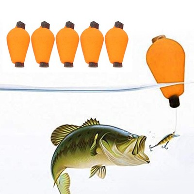 5 Pcs/Set Float Foam Tear Drop Strike Indicator Fishing Fly Accs Tackle (De SA