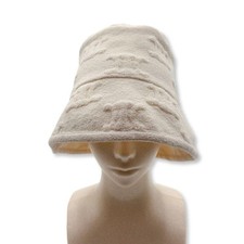 Celine Triomphe Bucket Hat Off White Cotton N...