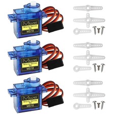 Sg90 9g Micro Servo Motor, Miuzei Mini Small Servos Motor Kit Metal Gear for Ard