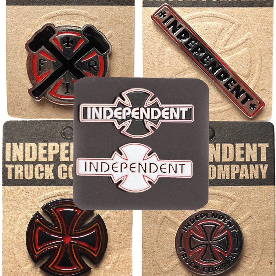 INDEPENDENT SKATEBOARD TRUCK CO' - Push Back Pin / Badge