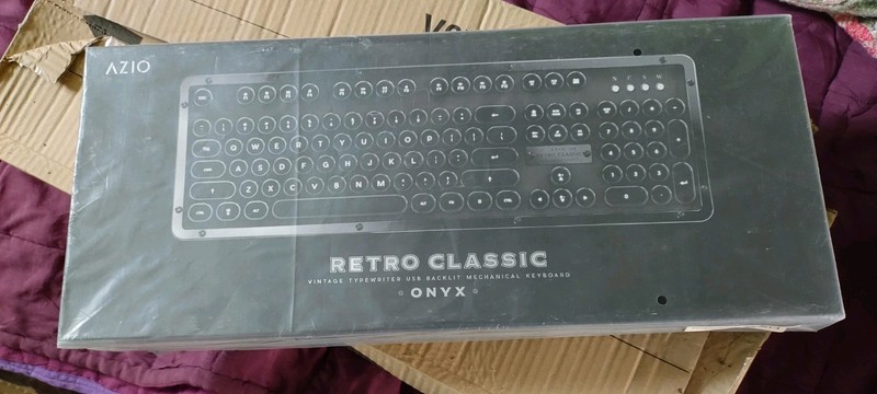 AZIO Retro Classic Backlit Mechanical USB Keyboard