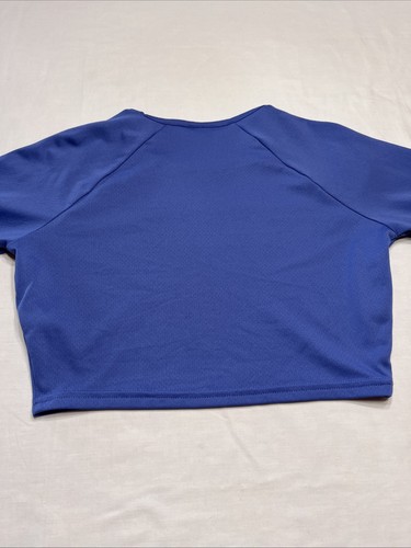 Gymshark Women’s Long Sleeve Crop Top Purple/Blue Small Breathable Activewear - Picture 2 of 6