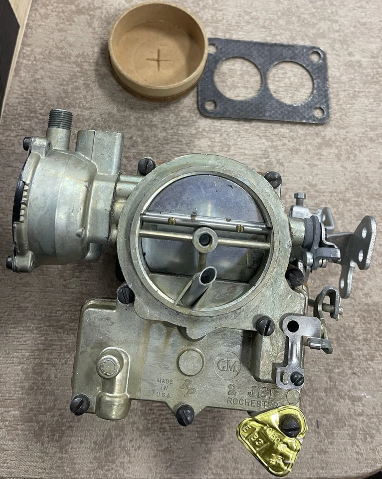 Nuevo de Lote Antiguo Pontiac Rochester 1959 Carburador 2 Jet 420 E Tempest Opción Hid. Foto 3 de 4