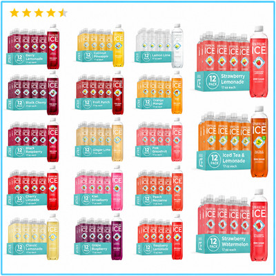 Sparkling Ice, Sparkling Water, Zero Sugar, 17 fl oz, 12 Pack, Select Flavor.