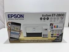 Epson EcoTank ET-2800 Color Inkjet All-In-One Printer - White *Brand New*