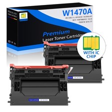 2PK 147A W1470A Black Toner Cartridge for HP LaserJet Enterprise M610dn M611dn