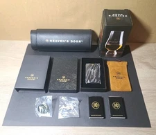 Bob Dylan HEAVEN'S DOOR! Cigar Cutter & Holder, Pins, Matches, & Whiskey Glass!