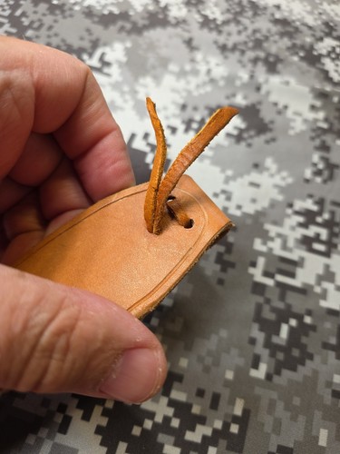 LIGHT COLOR TAN LEATHER RIFLE SLING BLACK POWDER MUZZLELOADER RIFLE .22 SLING - Picture 18 of 18