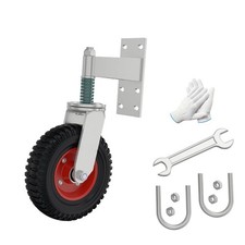 8" Spring Loaded Gate Caster