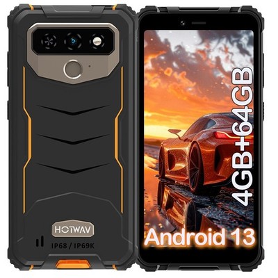 HOTWAV T5 Max Outdoor Smartphone 6050mAh 4GB+64GB Android 13 Hnady ohne Vertrag