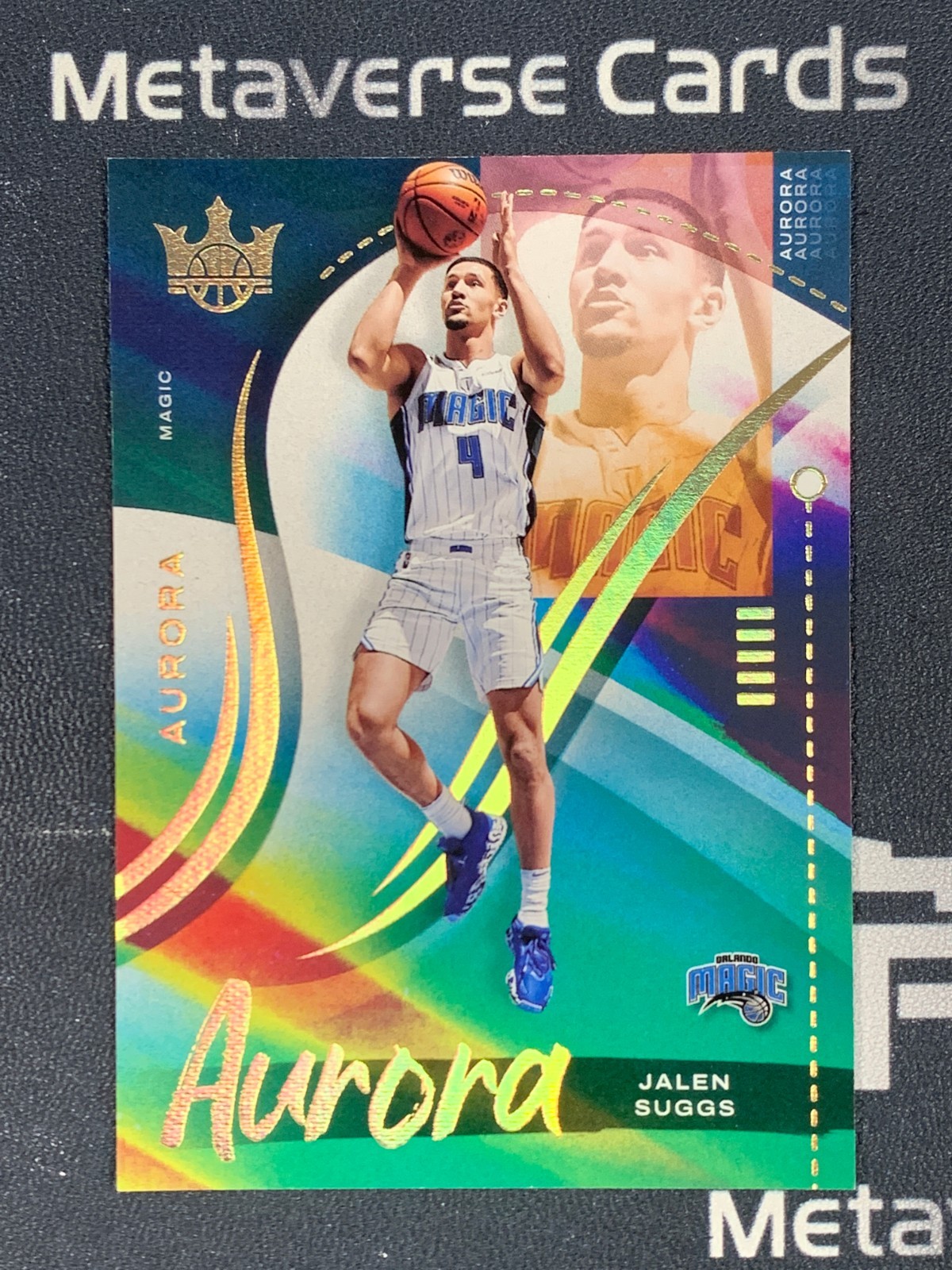 2021-22 Panini Court Kings Jalen Suggs RC Rookie Aurora #13 Magic Case Hit SSP