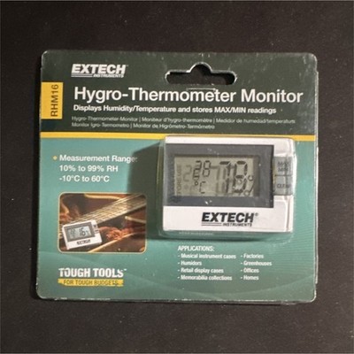 Extech RHM16 Digital Hygro-Thermometer Humidity/Temperature Monitor MAX/MIN