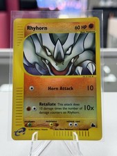 Rhyhorn 91/144 Skyridge Reverse - Raw Card Pokemon TCG - MINT