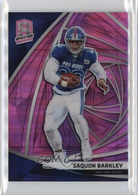 2019 Panini Spectra Neon Pink Prizm 12/25 Saquon Barkley #39 1f60