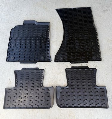 2009-2017 Audi Q5 OEM Rubber All Weather Floor Mats Full Set Black