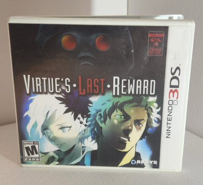 Zero Escape: Virtues Last Reward (Nintendo 3DS, 2012) - Game + Manual - TESTED 