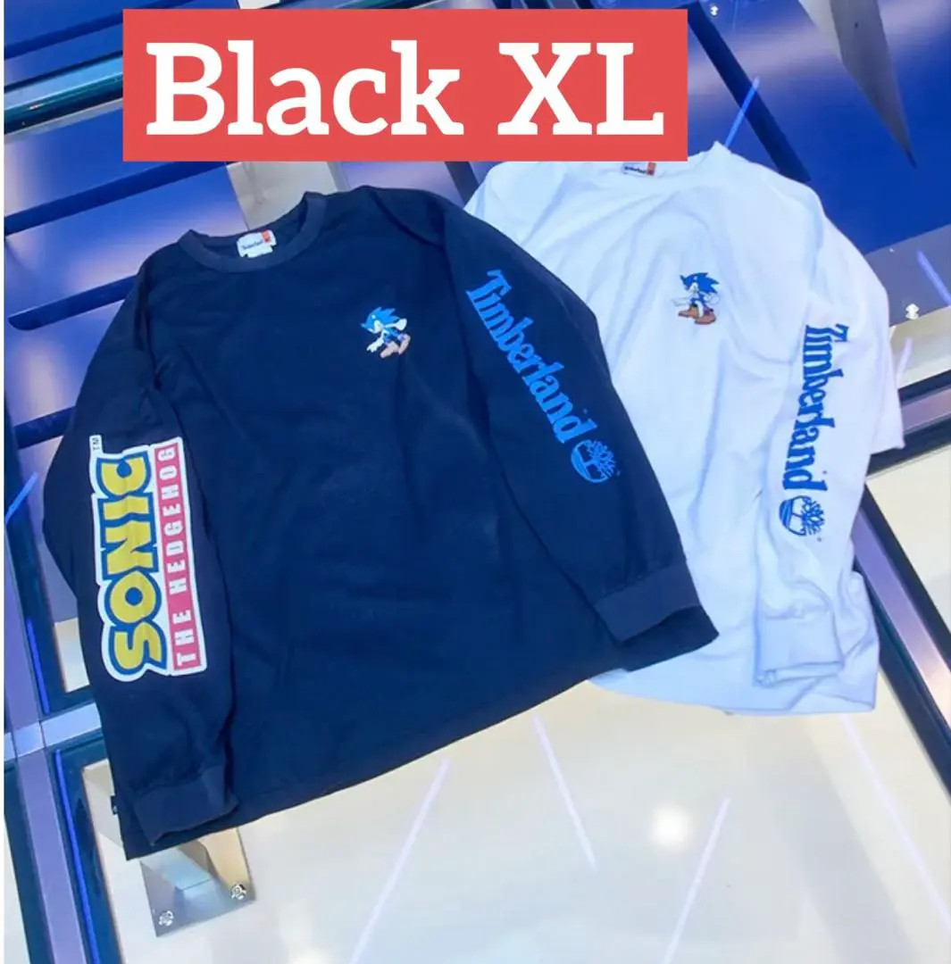 Timberland Sonic The Hedgehog 2025 Long T-Shirt Black XL | eBay