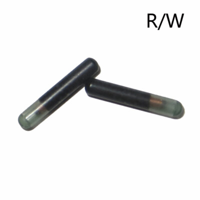 2x EM4305 125KHz RFID Glass Tag Rewrite Writable R/W Chip Proximity Induction