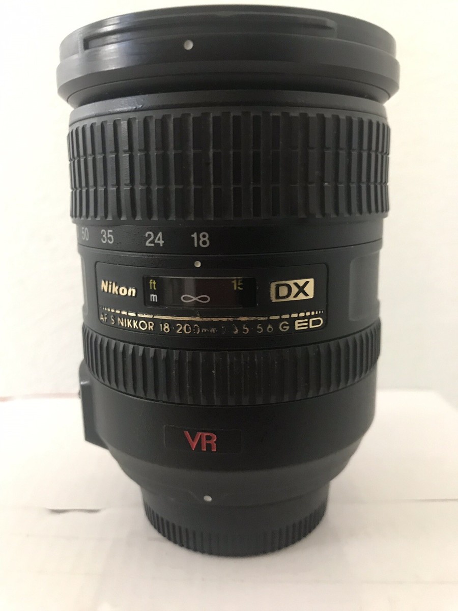 Nikon AF-S DX NIKKOR 18-200mm f/3.5-5.6G ED VR Lens US version | eBay
