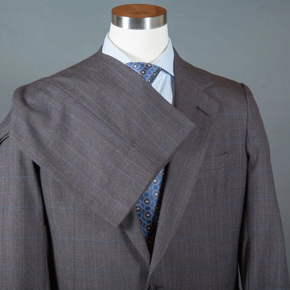 Traje Stanley Blacker Para Hombre 40L Multi Ventana 2 Botones Pantalones 32x31 Apenas Usado Foto 2 de 4