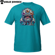 Dripping Slime Monster T-Shirt | 4-Eyed Creep...