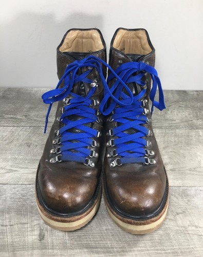 Frye 87811 Cuero Marrón Chukka Tobillo Con Cordones Hombres Botas Zapatos Talla 11 D - Imagen 3 de 10