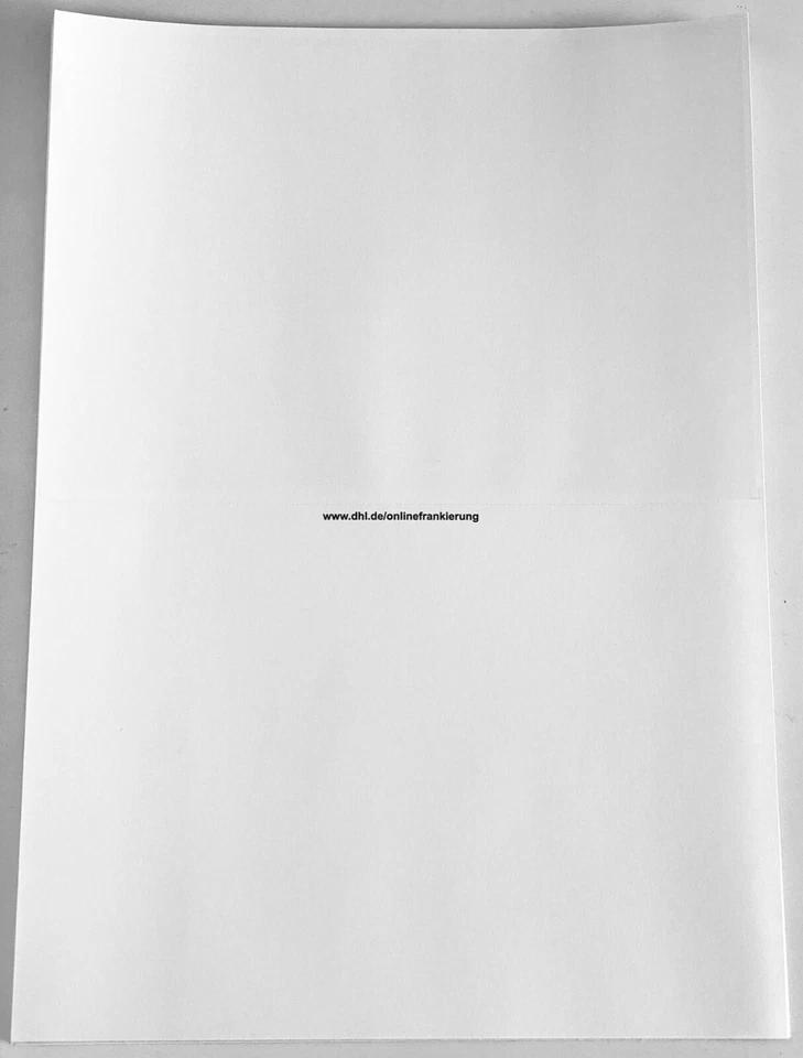 100x Etiketten Hermes DPD Aufkleber Klebe- Versandetiketten Paketschein A4 - Bild 3 von 4