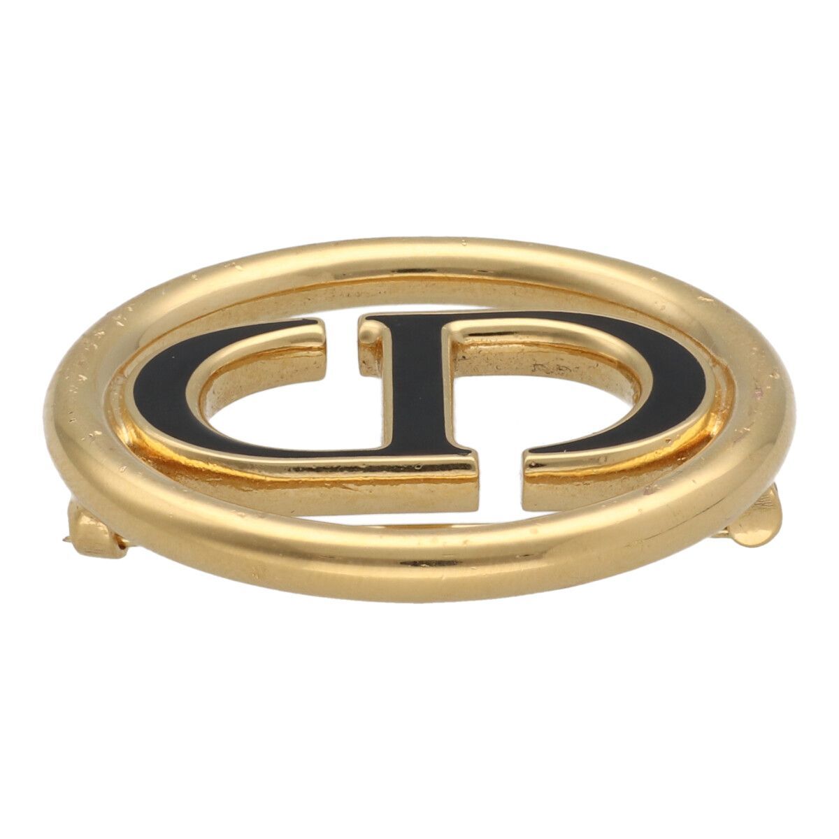 Used】 Christian Dior brooch Petit CD Brooch Lacquer Used】 Christian Dior brooch Petit CD Brooch Lacquer