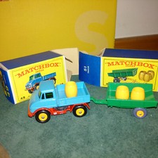 _2_ Matchbox, 49 Unimog, 51 Trailer