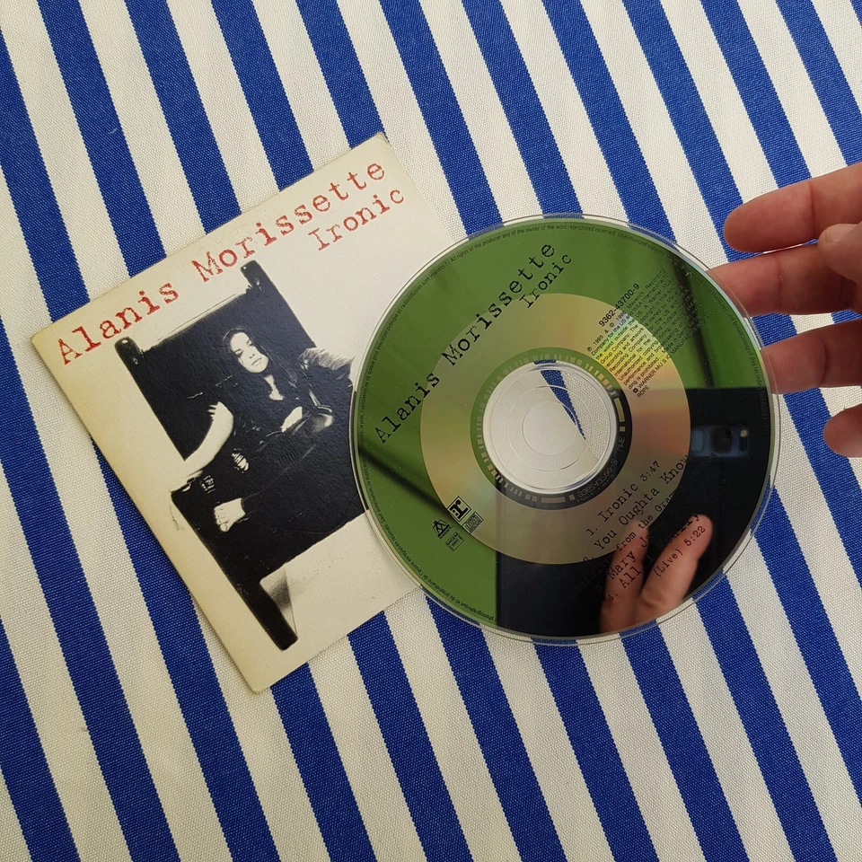 Maxi CD, Alanis Morissette Ironic, 1995-1996 - Bild 4 von 4