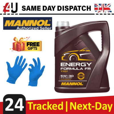 5W-30 Fully Synthetic Engine Oil SL/CF ACEA A5/B5 WSS-M2C913-D - Mannol 7707