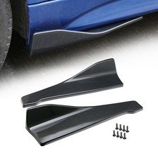 48cm Skirt Spoiler Rear Lip/Side Extension Rocker Splitters Winglet Wings Carbon