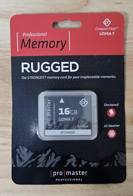 Promaster Professional Rugged 16 GB UDMA7 Compact Flash Card