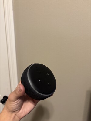 Amazon C78MP8 Echo Dot 3rd Generation Smart Speaker w/ AC Adapter Works ...