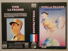 JAQUETTE VHS - VIVE LA FRANCE - VHS SLEEVE - VIP - MICHEL AUDIARD