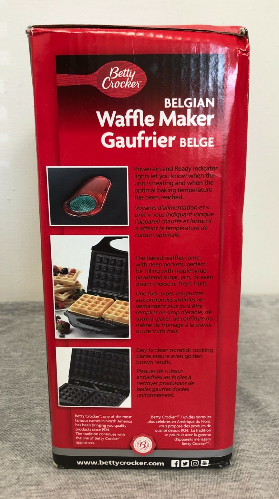 betty crocker mini waffle maker