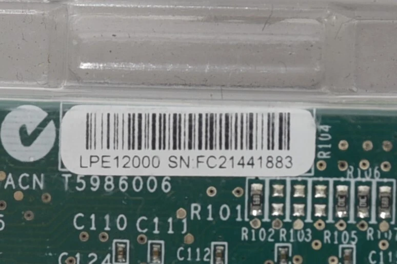 Lot of 2 Emulex LPE12000-E PCIe Single Port 8Gb Fibre Channel HBA - Image 3 of 4