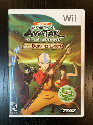 Avatar: The Last Airbender - The Burning Earth (Nintendo Wii, 2007) *COMPLETE*