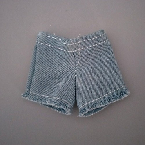 Fashion Denim Jeans Bottoms Shorts For 11.5" 1/6 Girl Doll Clothes For Blyth - Picture 22 of 25