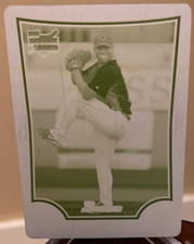 Bud Norris - 2009 Bowman Draft Picks Printing Press Plate - 1/1 - Houston Astros